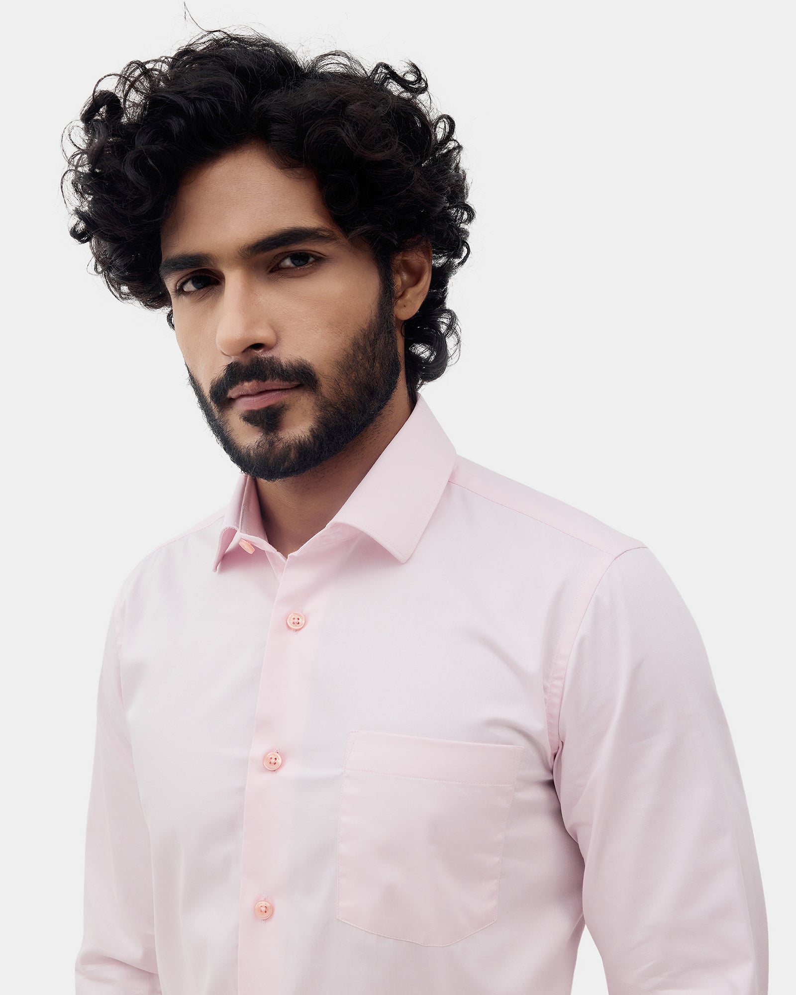 Pink Solid Shirt - Drex