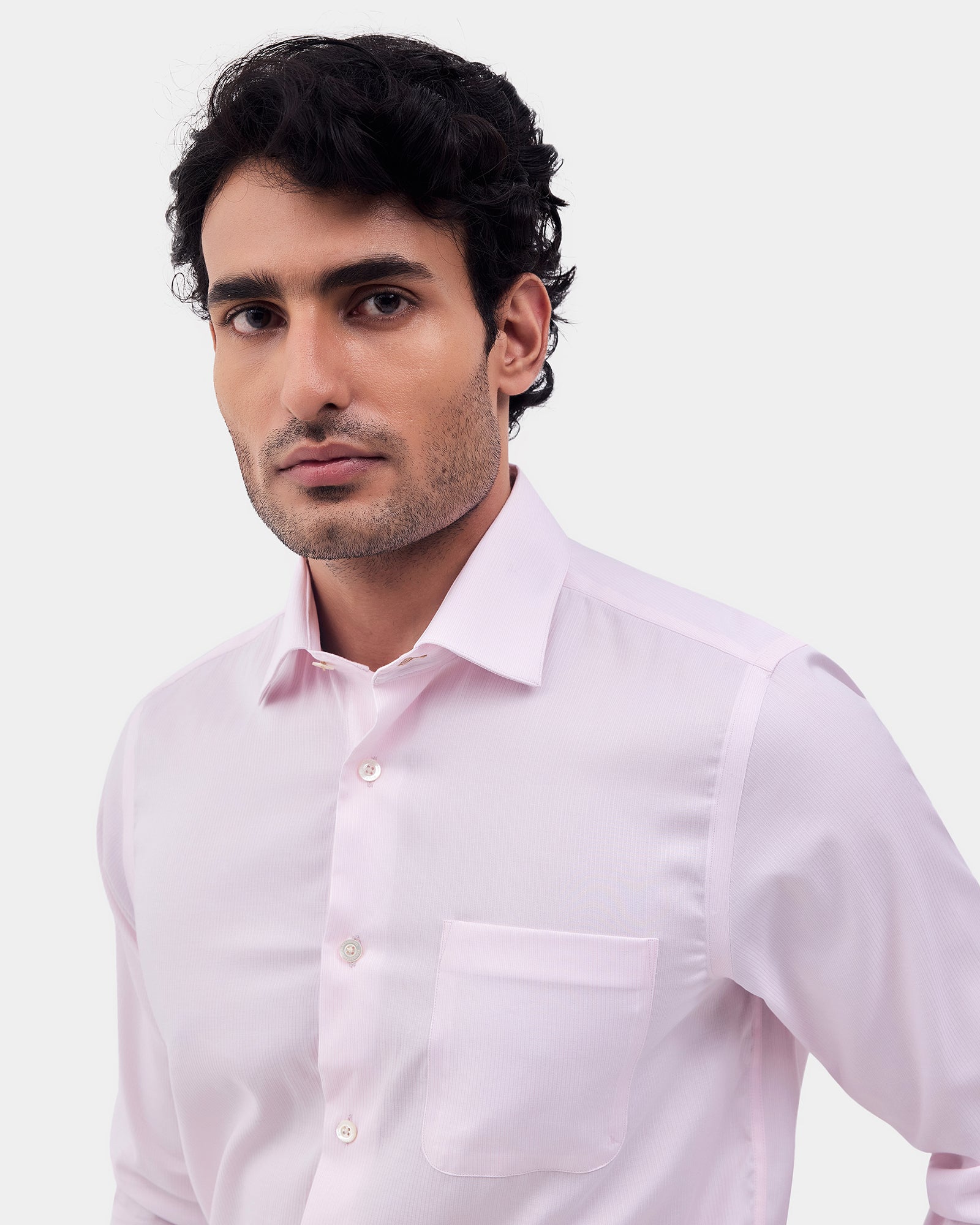 Pink Luxe Stripe Shirt - Bosch
