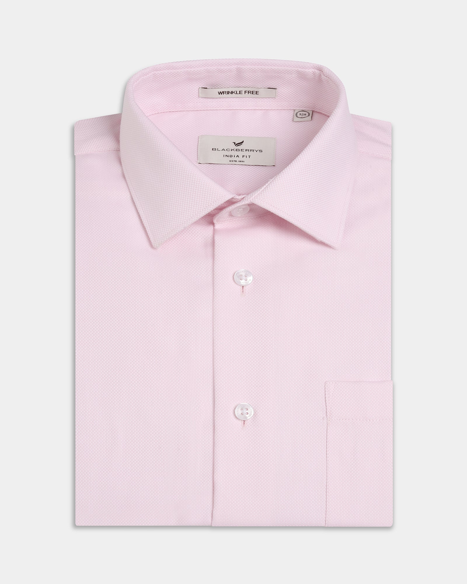 Pink Textured Shirt - Claron