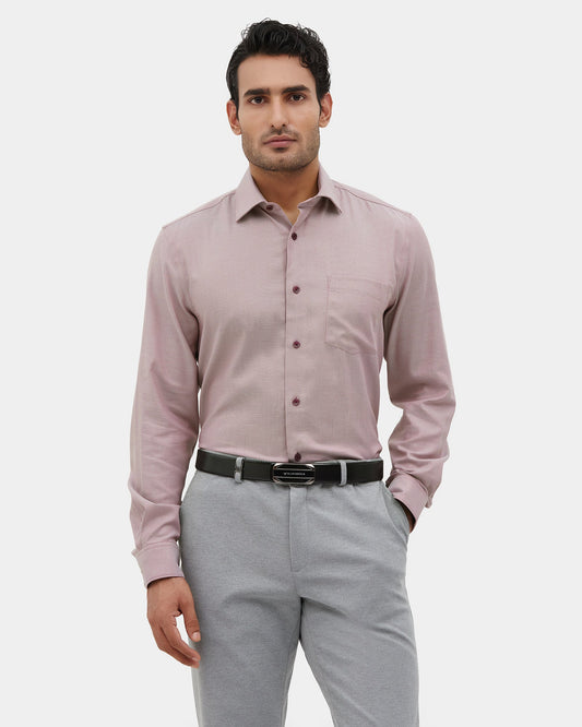 Pink Textured Shirt - Erix