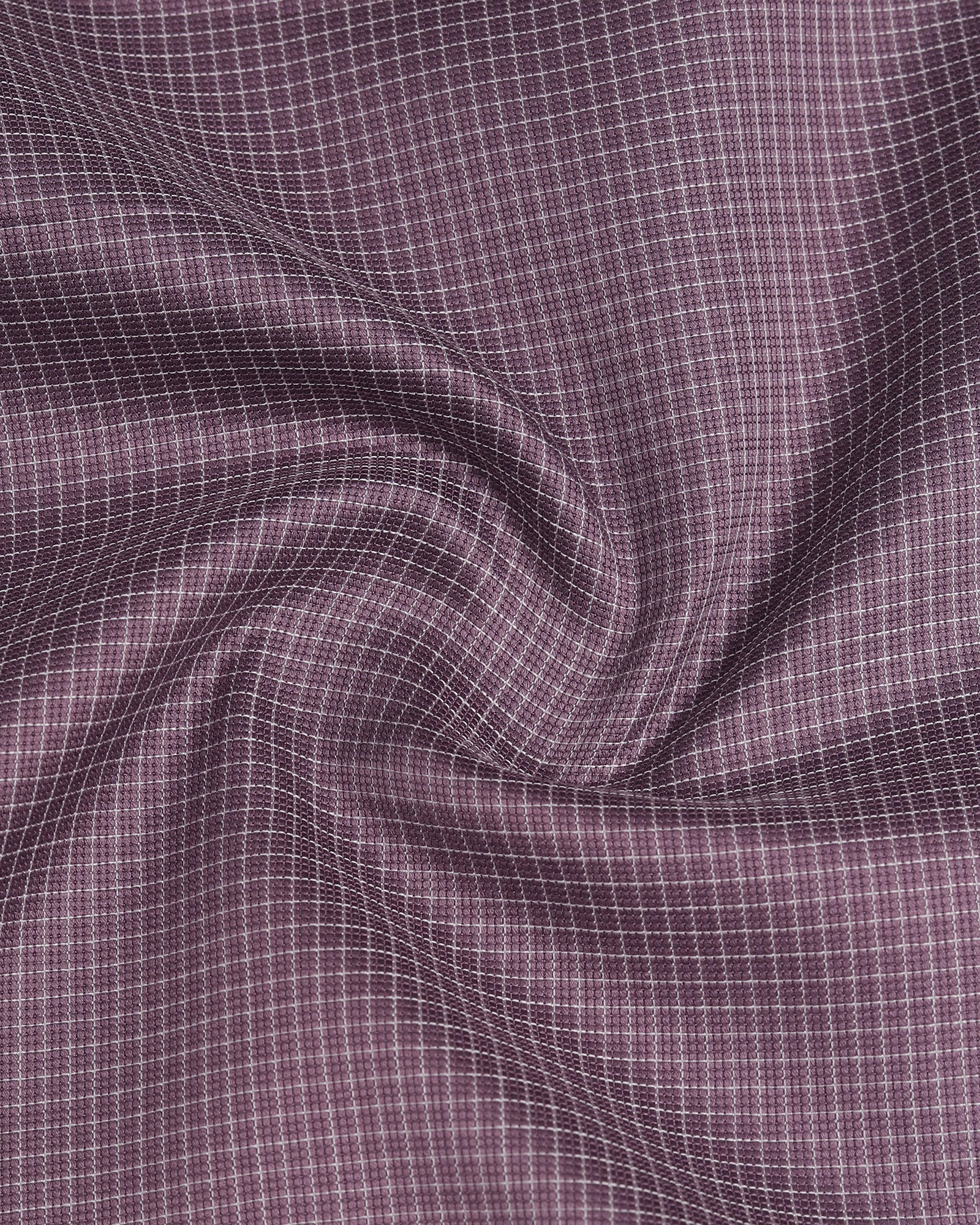Plum Check Shirt - Herren