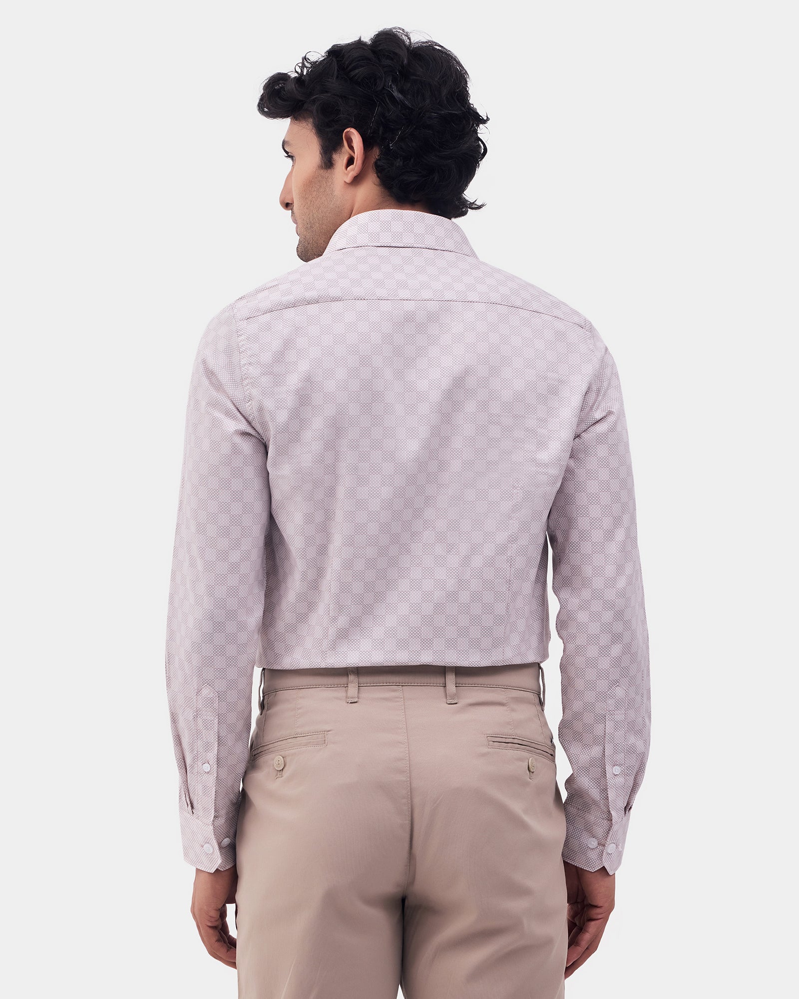 Plum Printed Shirt - Maxima