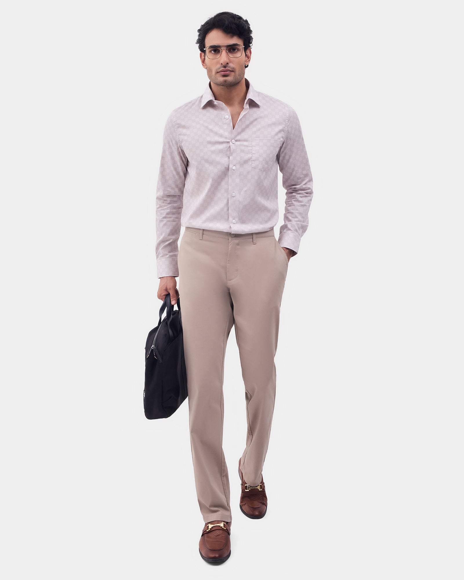 Plum Printed Shirt - Maxima