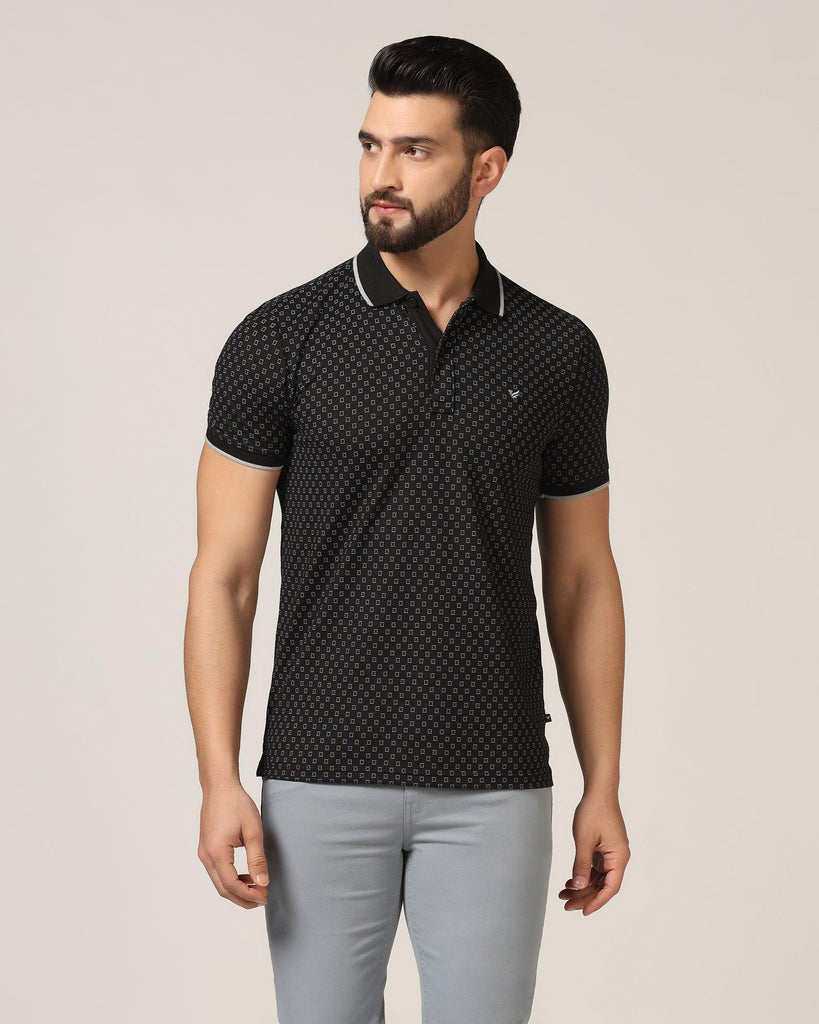 Polo Black Printed T-Shirt - Laurel