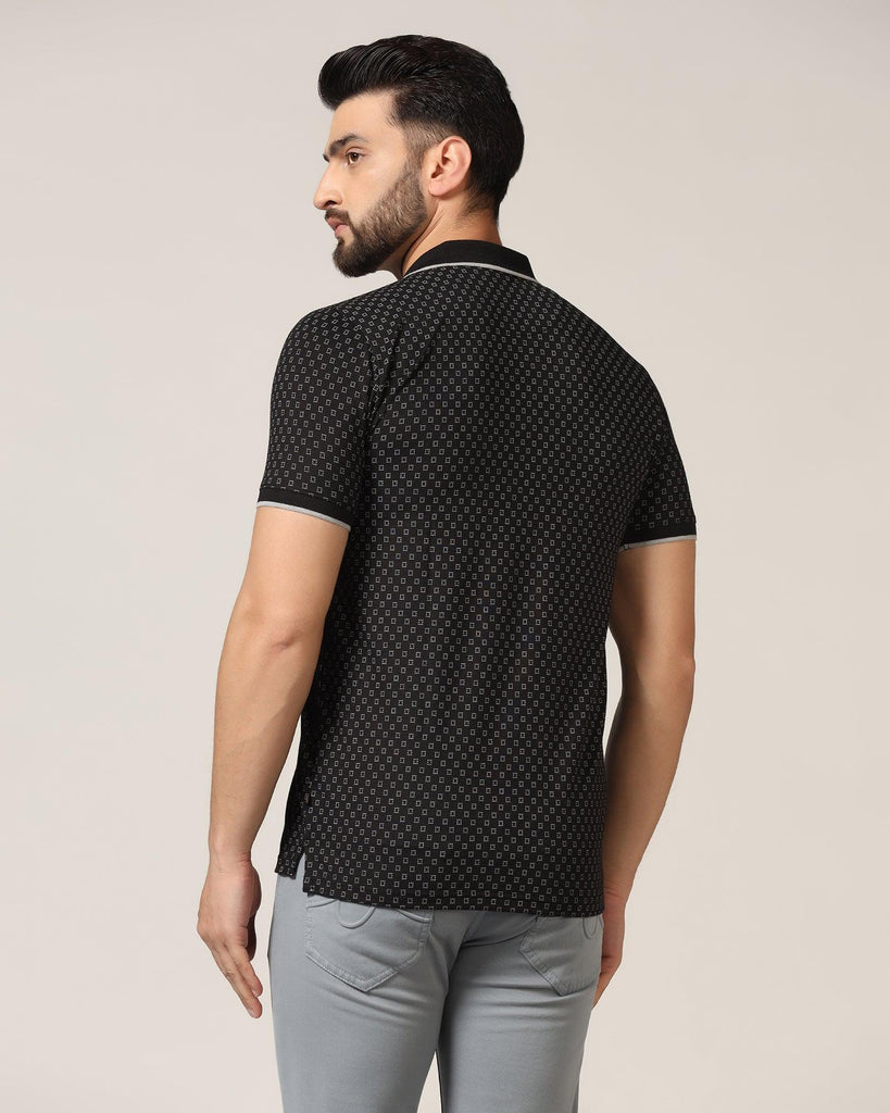 Polo Black Printed T-Shirt - Laurel