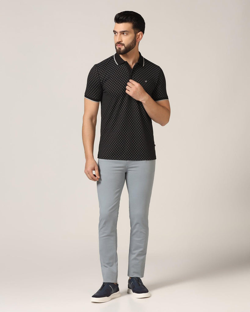 Polo Black Printed T-Shirt - Laurel