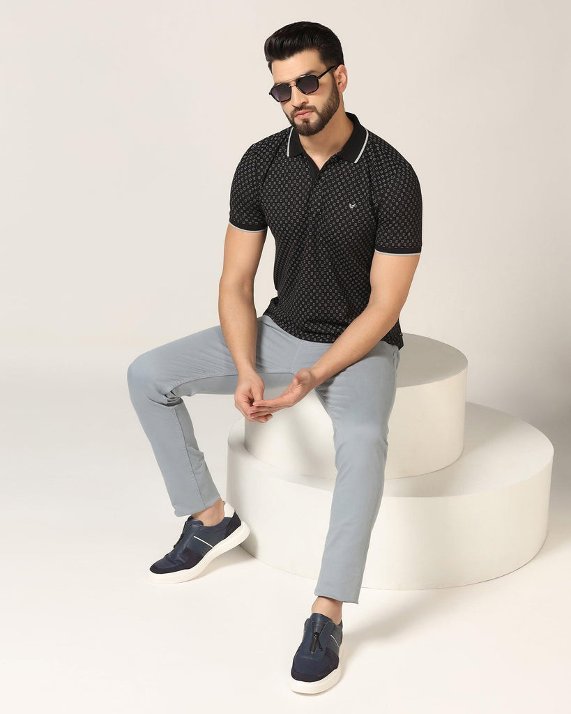 Polo Black Printed T-Shirt - Laurel