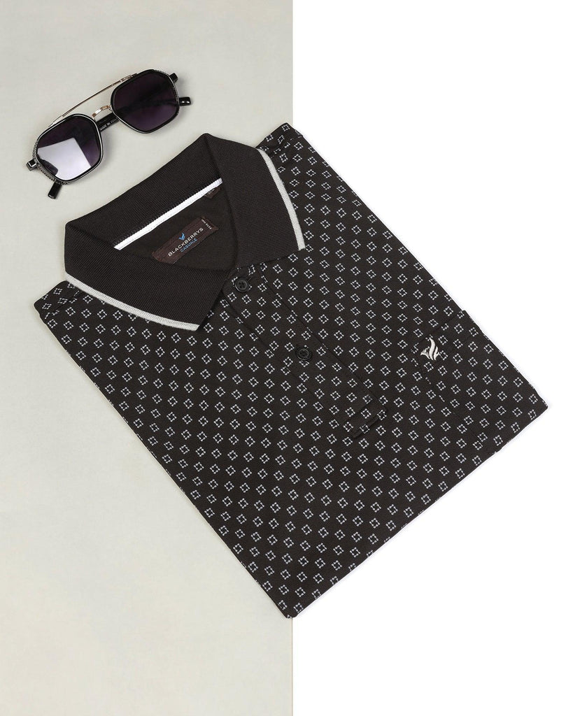 Polo Black Printed T-Shirt - Laurel