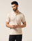 Polo Cream Solid T-Shirt - Walter