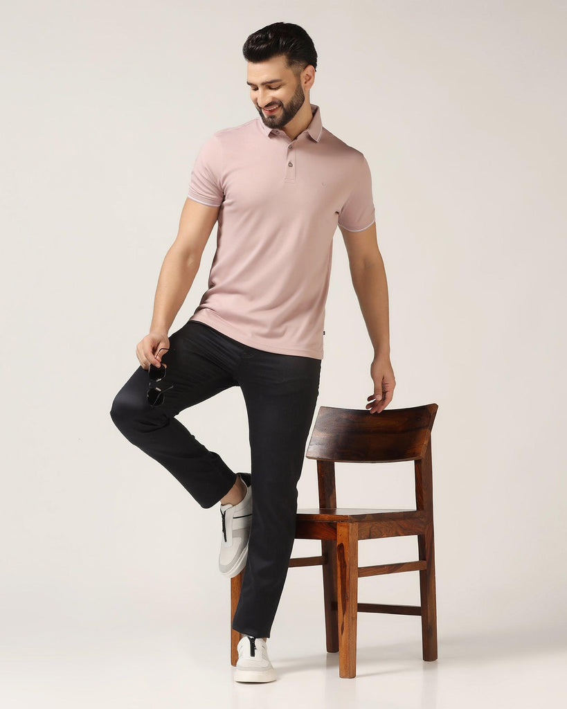 Polo Dusty Pink Solid T-Shirt - Adam