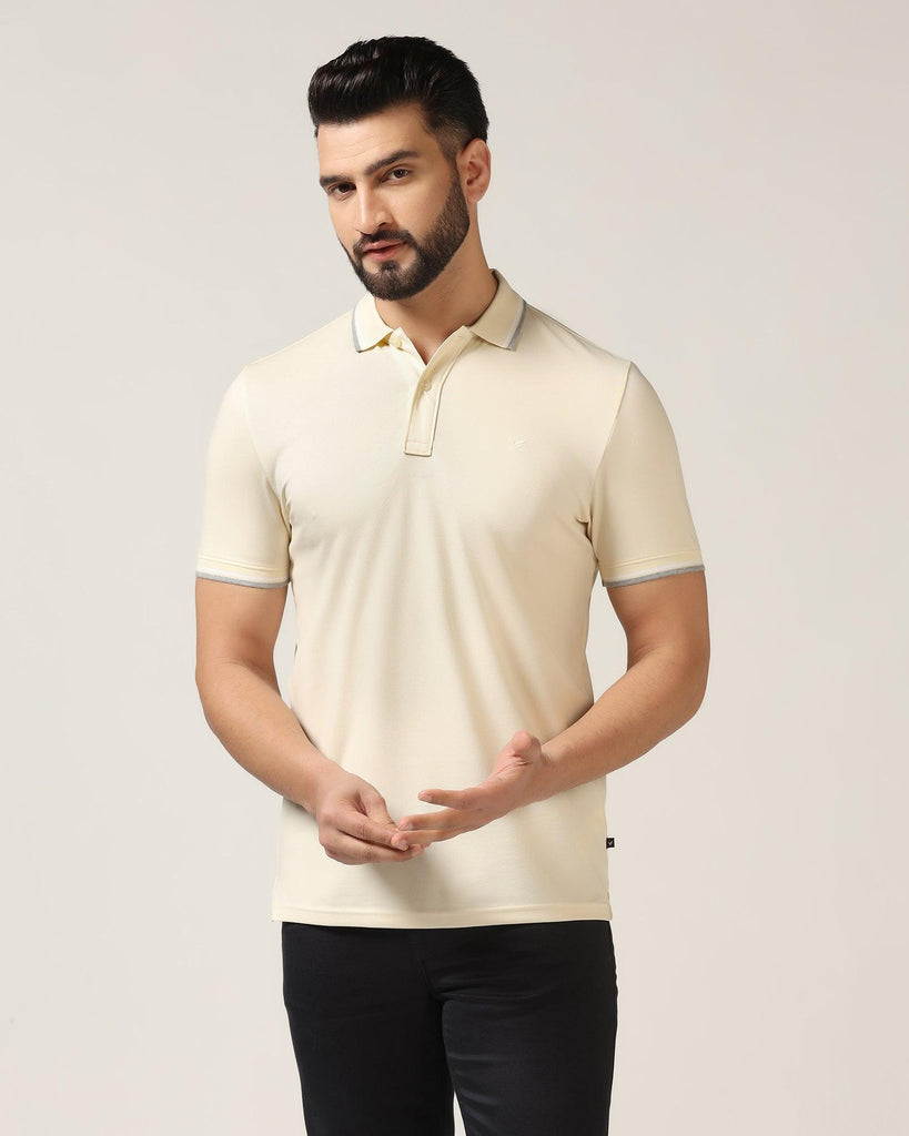 Polo Light Yellow Solid T-Shirt - Walter