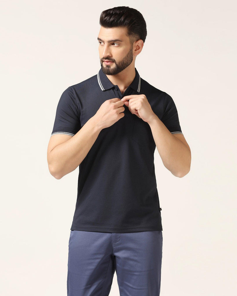 Polo Navy Iris Solid T-Shirt - Walter