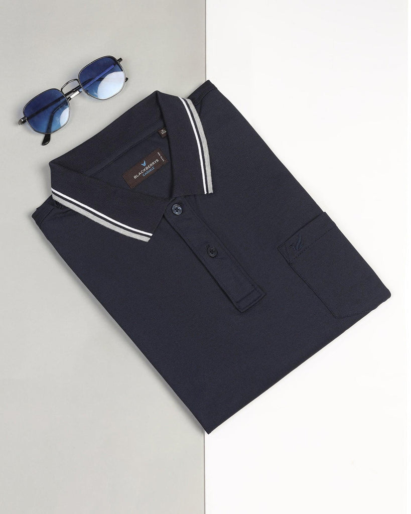 Polo Navy Iris Solid T-Shirt - Walter