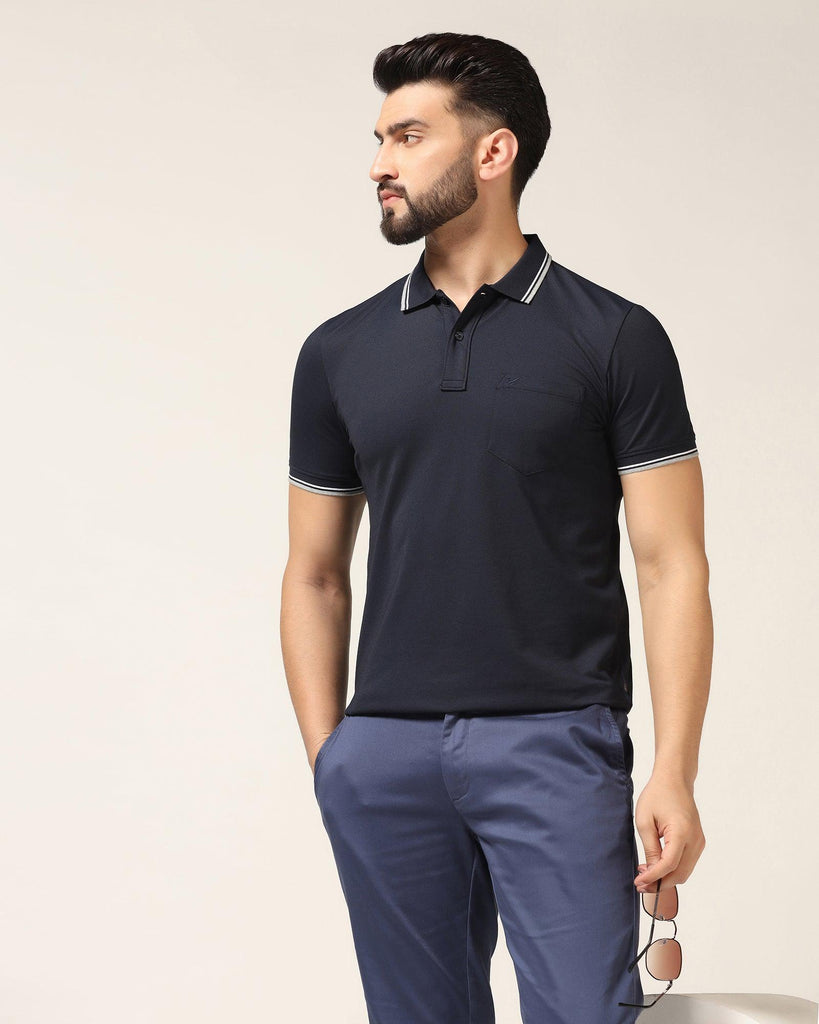 Polo Navy Iris Solid T-Shirt - Walter