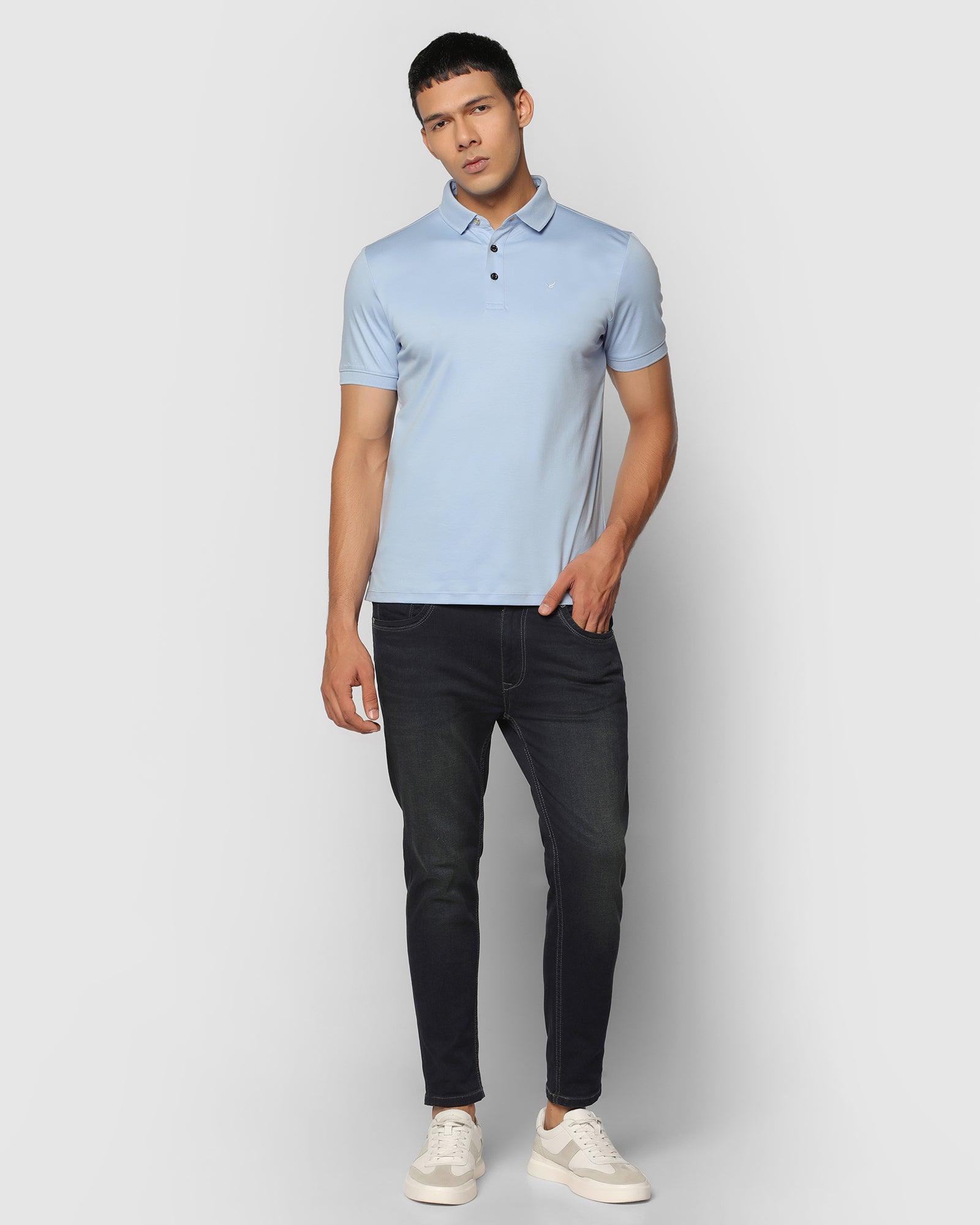 Polo T Shirt In Light Blue (Toll)