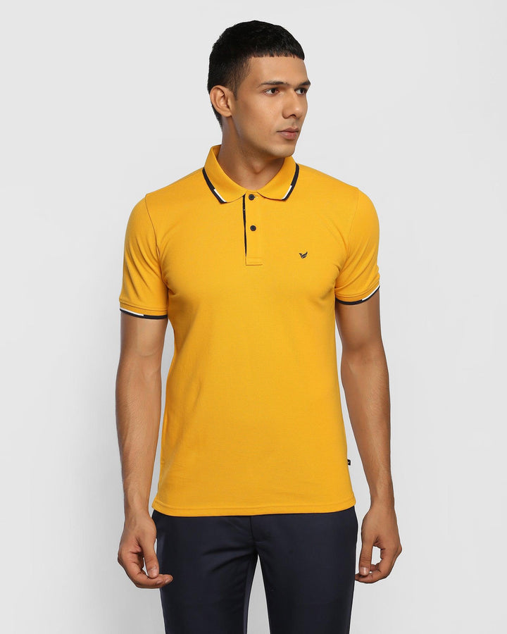 Polo Misted Yellow Solid T-Shirt - Tempo