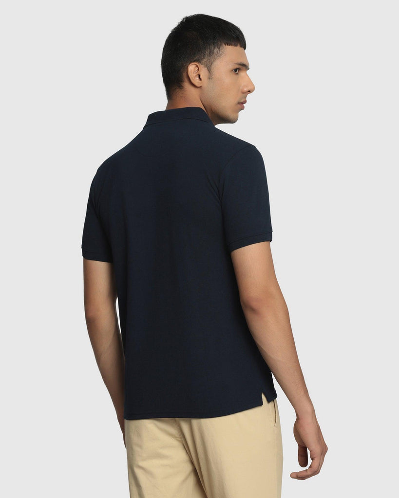 Polo Navy Solid T-Shirt - Romeo