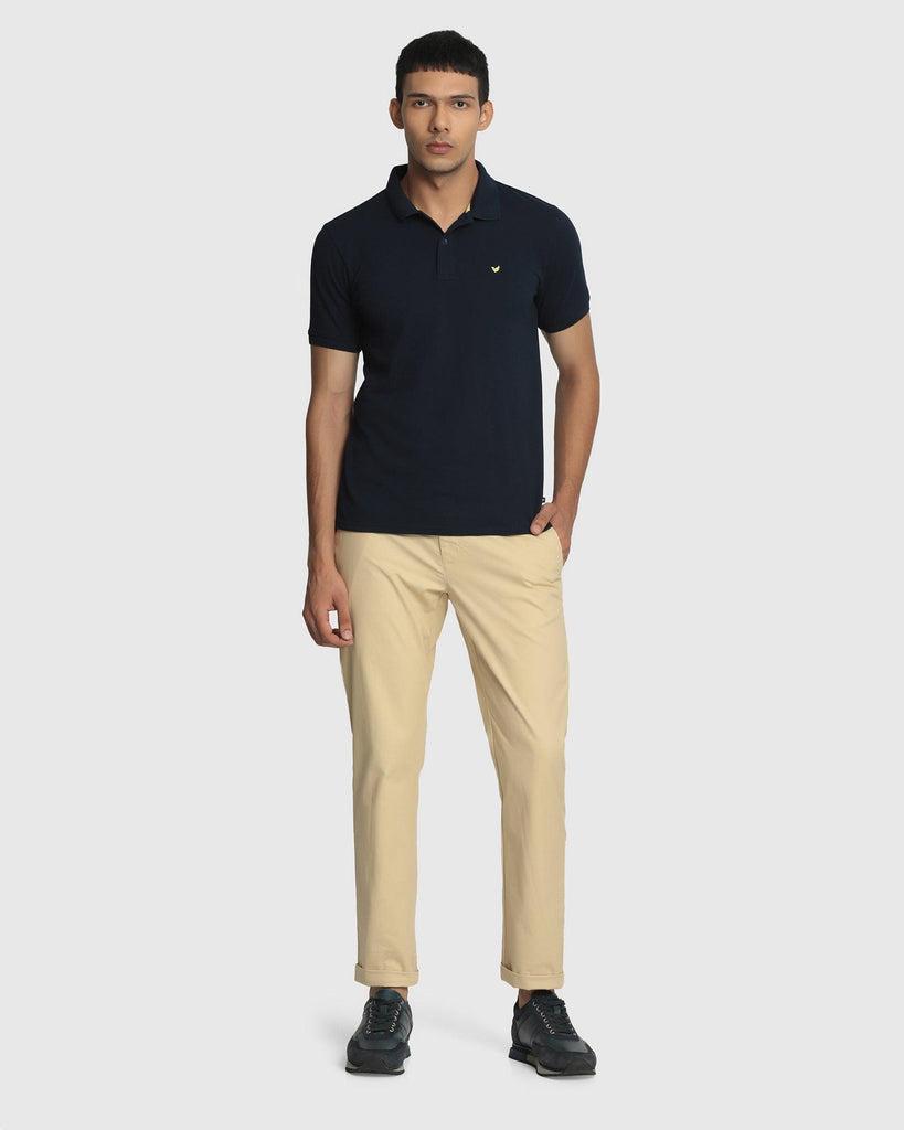 Polo Navy Solid T-Shirt - Romeo