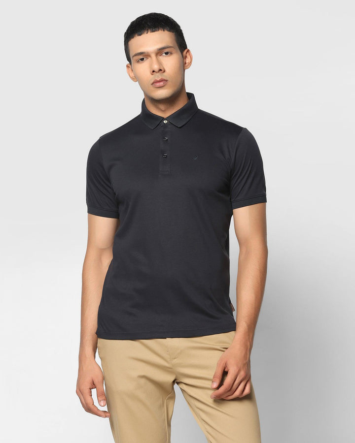 Polo Navy Solid T-Shirt - Toll