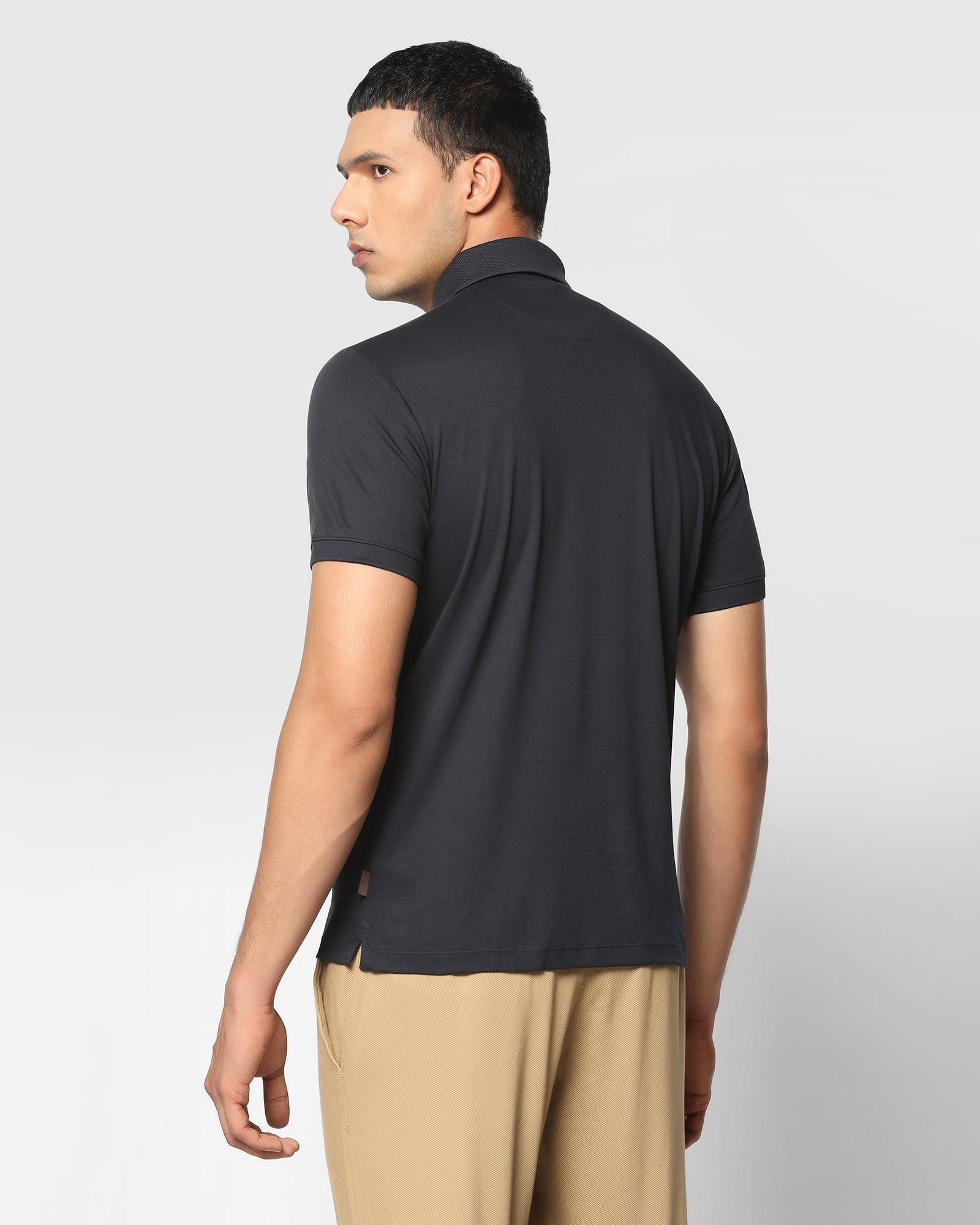 Polo Navy Solid T Shirt - Toll