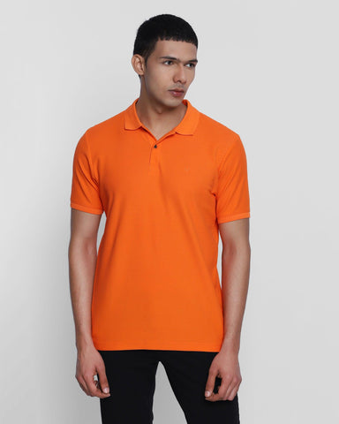 Orange polo sale t shirt