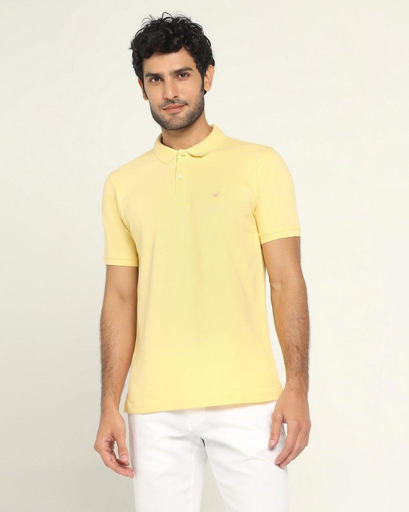 Polo Yellow Solid T-Shirt - Bonnel