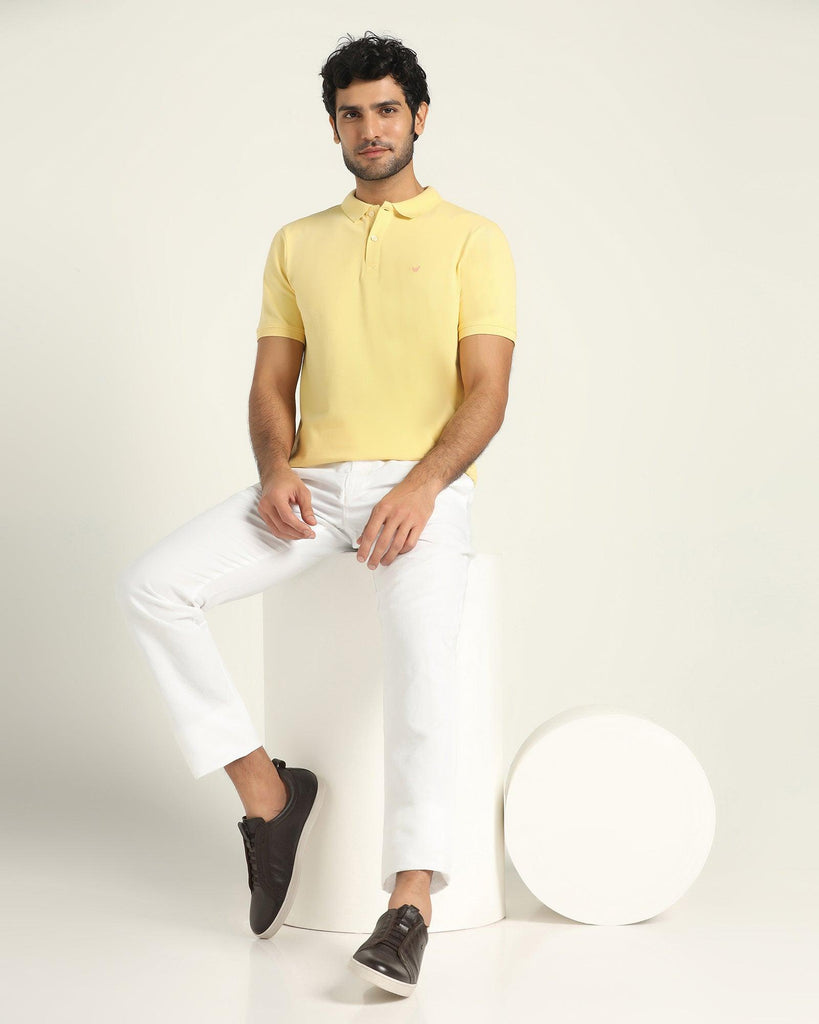 Polo Yellow Solid T-Shirt - Bonnel