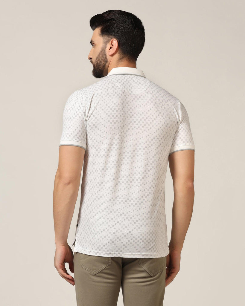 Polo White Printed T-Shirt - Laurel