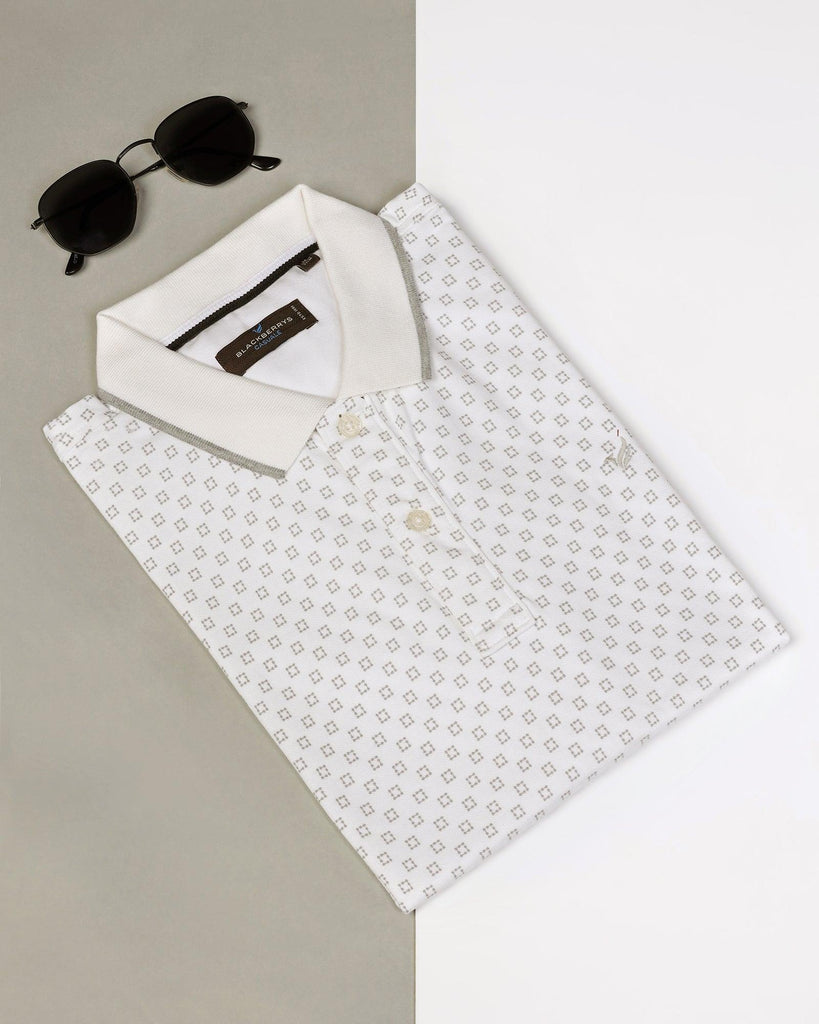 Polo White Printed T-Shirt - Laurel