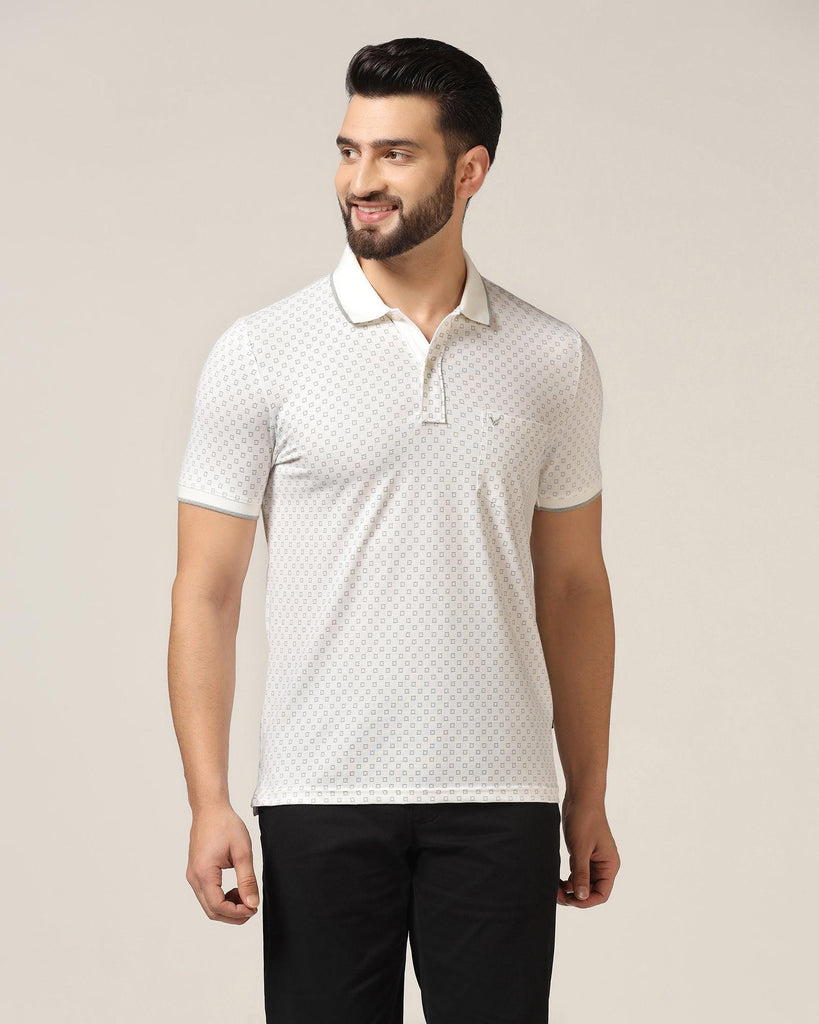 Polo White Printed T-Shirt - Laurel