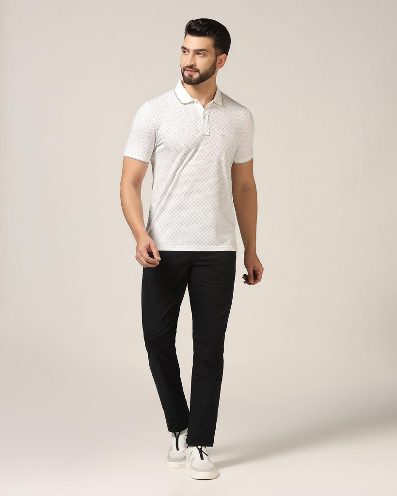 Polo White Printed T-Shirt - Laurel