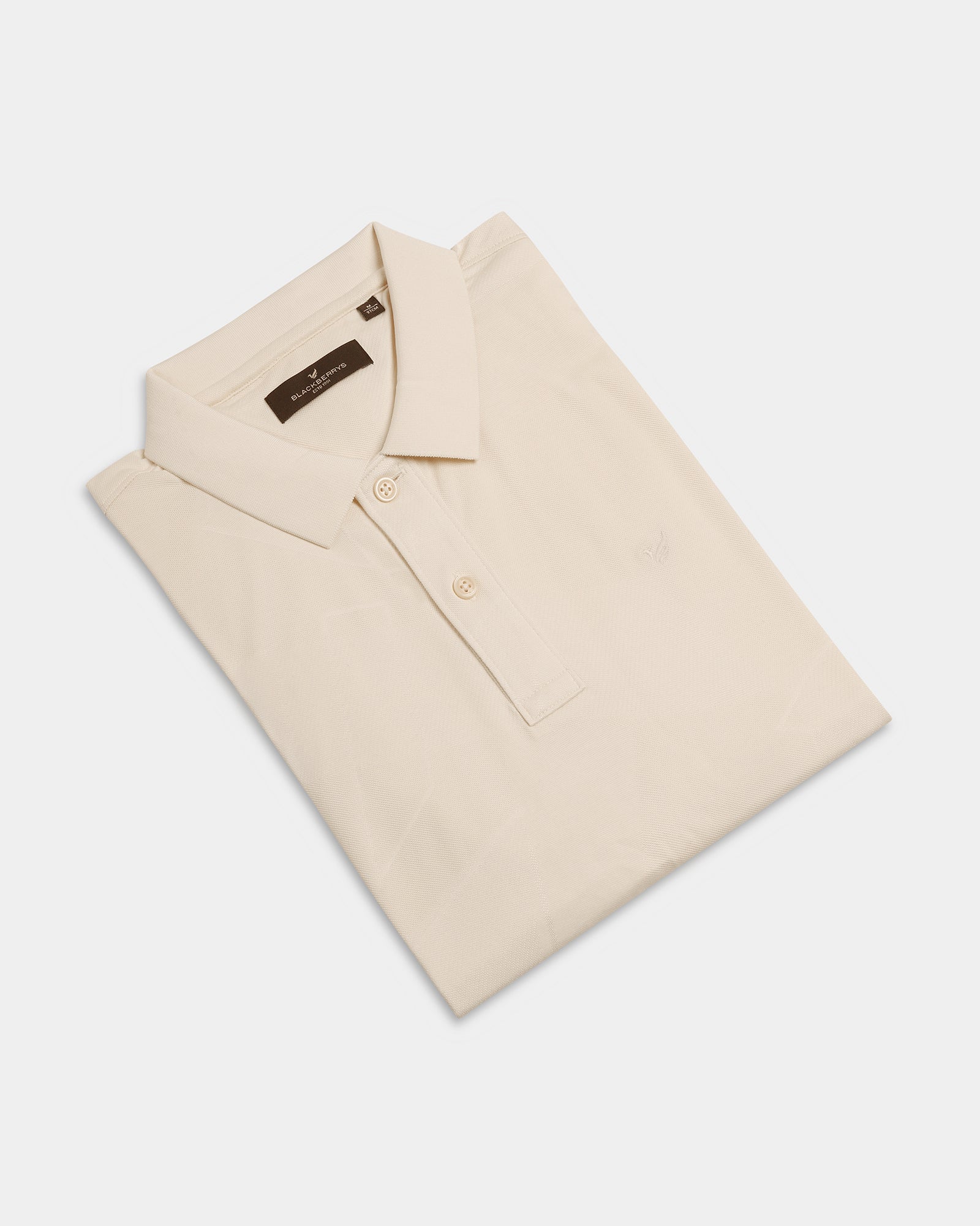 Powder Yellow Textured Polo - Seo