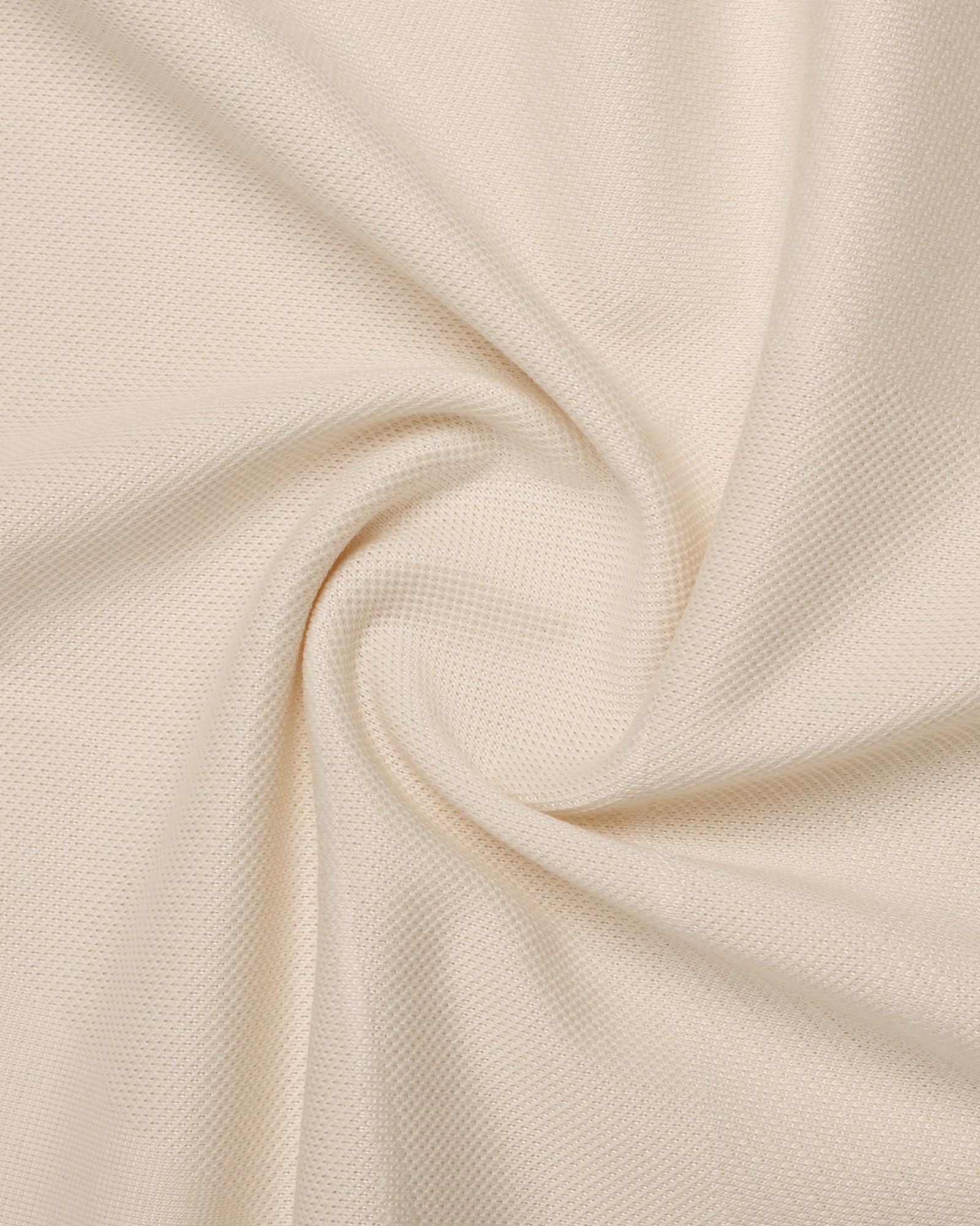 Powder Yellow Textured Polo - Seo