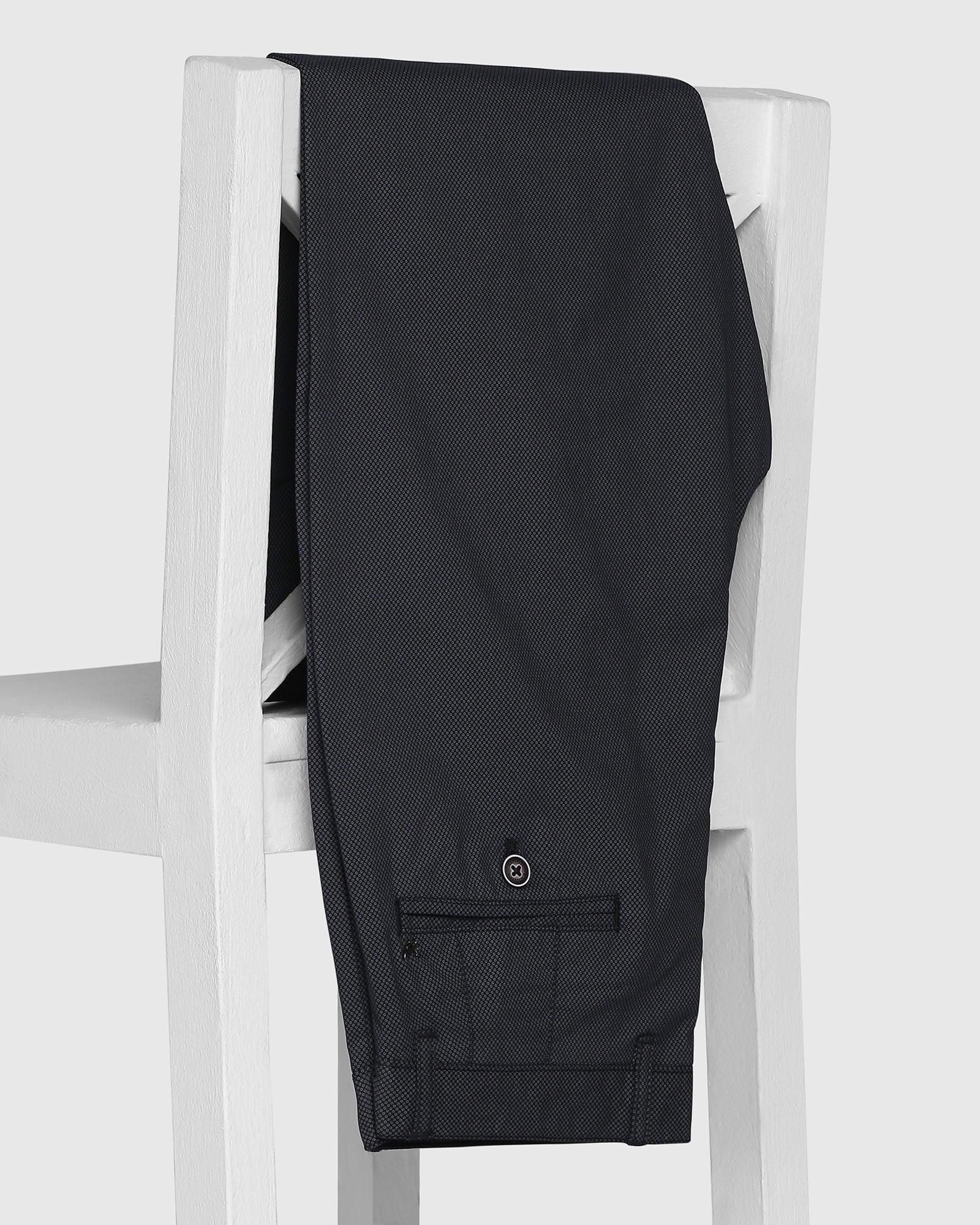 Straight B-90 Casual Black Printed Khakis - Sulphur
