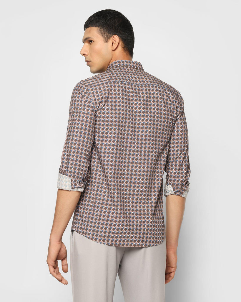 Casual Beige Printed Shirt - Eloy