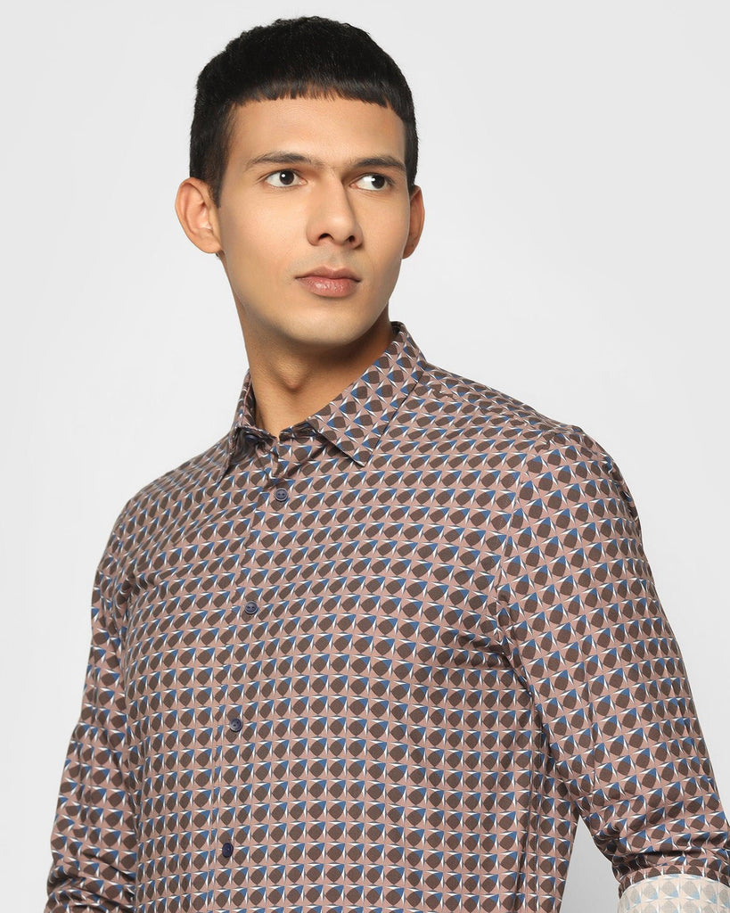 Casual Beige Printed Shirt - Eloy