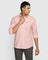 Casual Pink Printed Shirt - Akio
