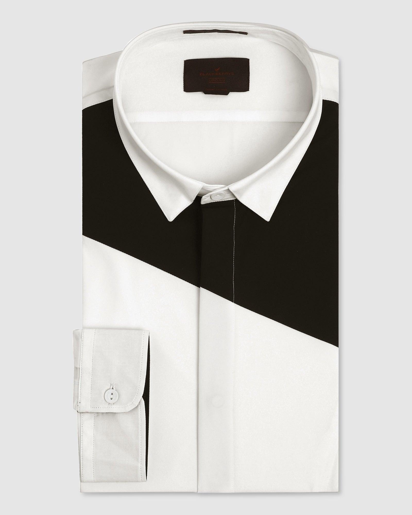 Casual White Printed Shirt - Brava