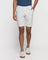 Casual White Printed Shorts - Nate