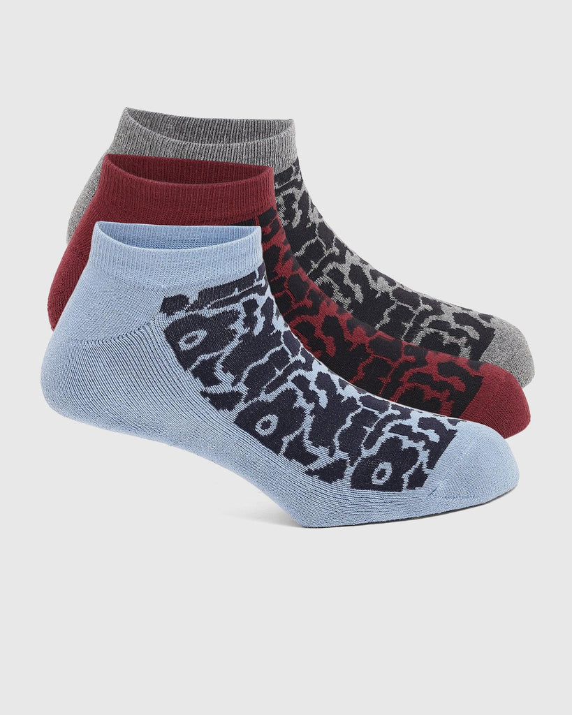 Cotton Multi Color Printed Socks - Qbit