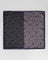 Silk Black Grey Printed Pocket Square - Rechard