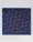 Navy 100% Silk Printed Pocket Square - Rosemerry
