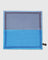 Silk Royal Blue Printed Pocket Square - Slyvan