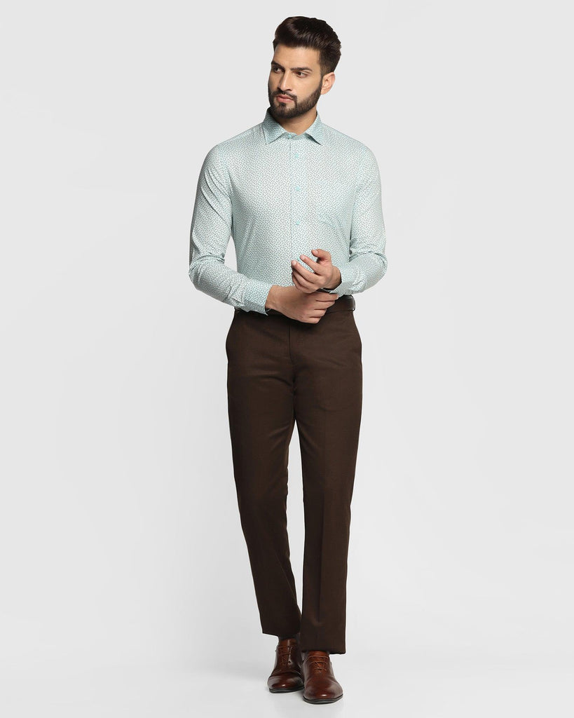 Formal Aqua Printed Shirt - Boss