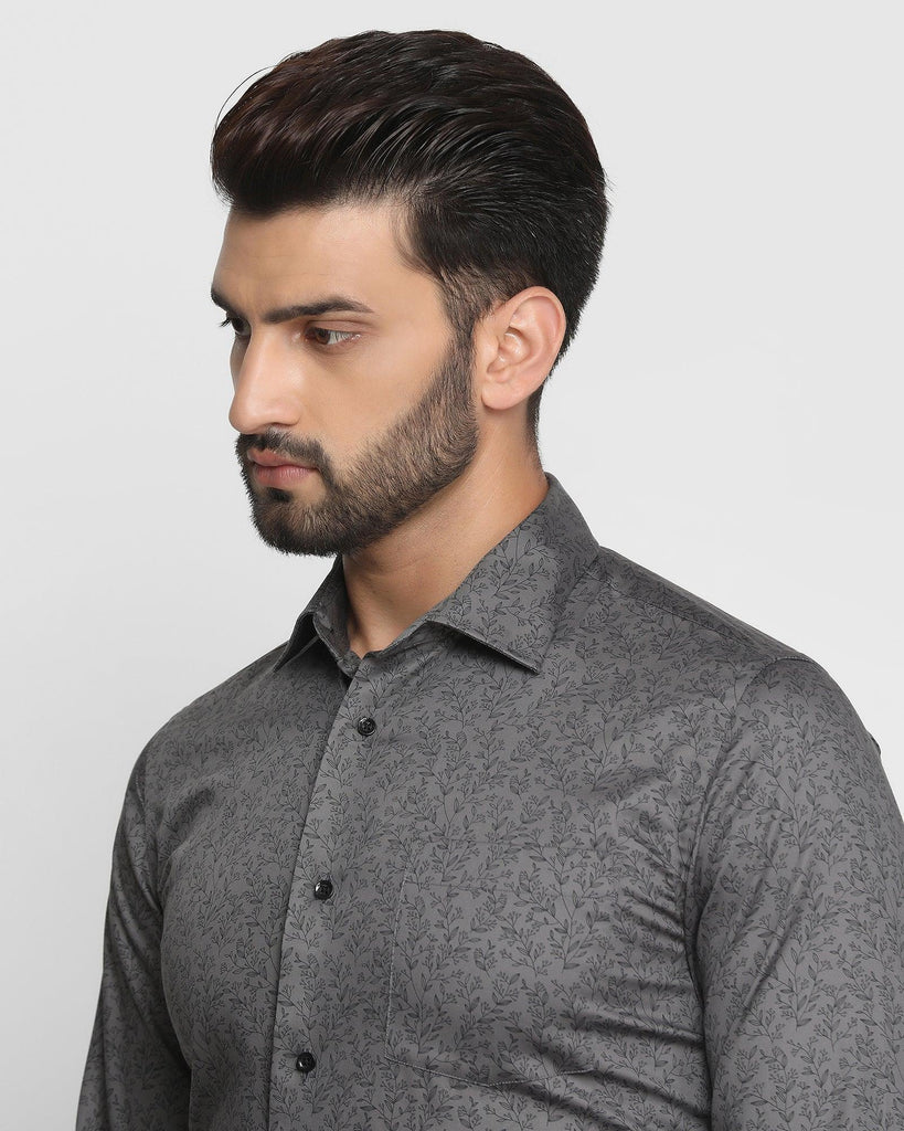 Formal Black Printed Shirt - Kellen