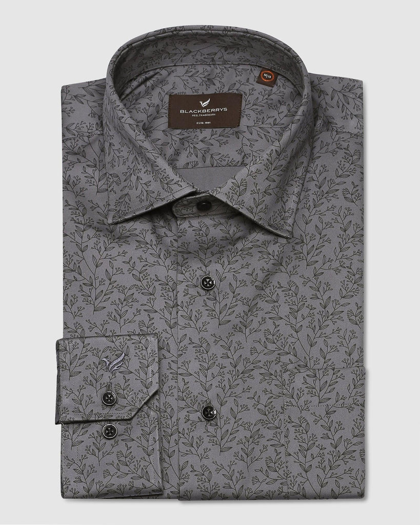 Formal Black Printed Shirt - Kellen