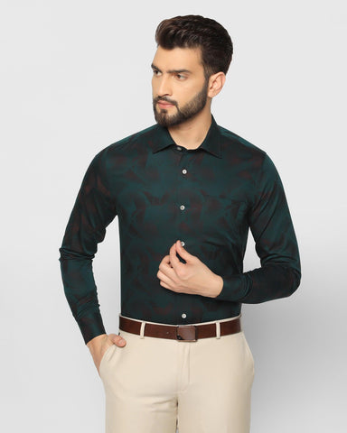 bottle green colour shirt