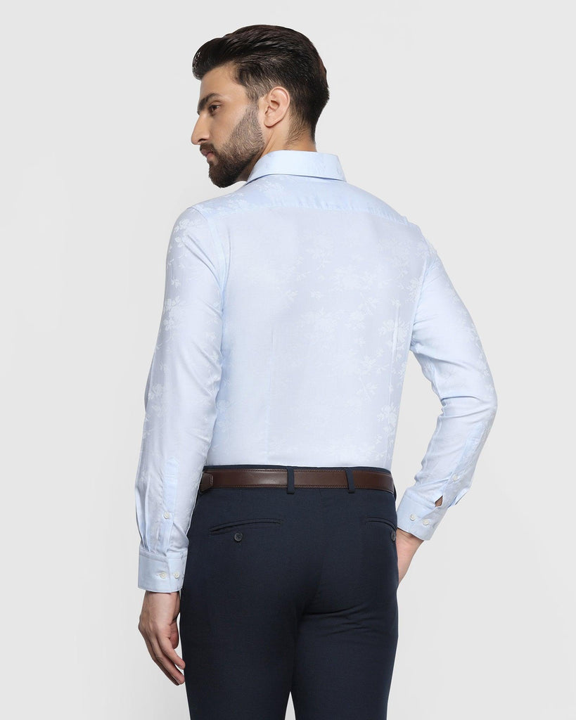 Formal Light Blue Printed Shirt - Pete