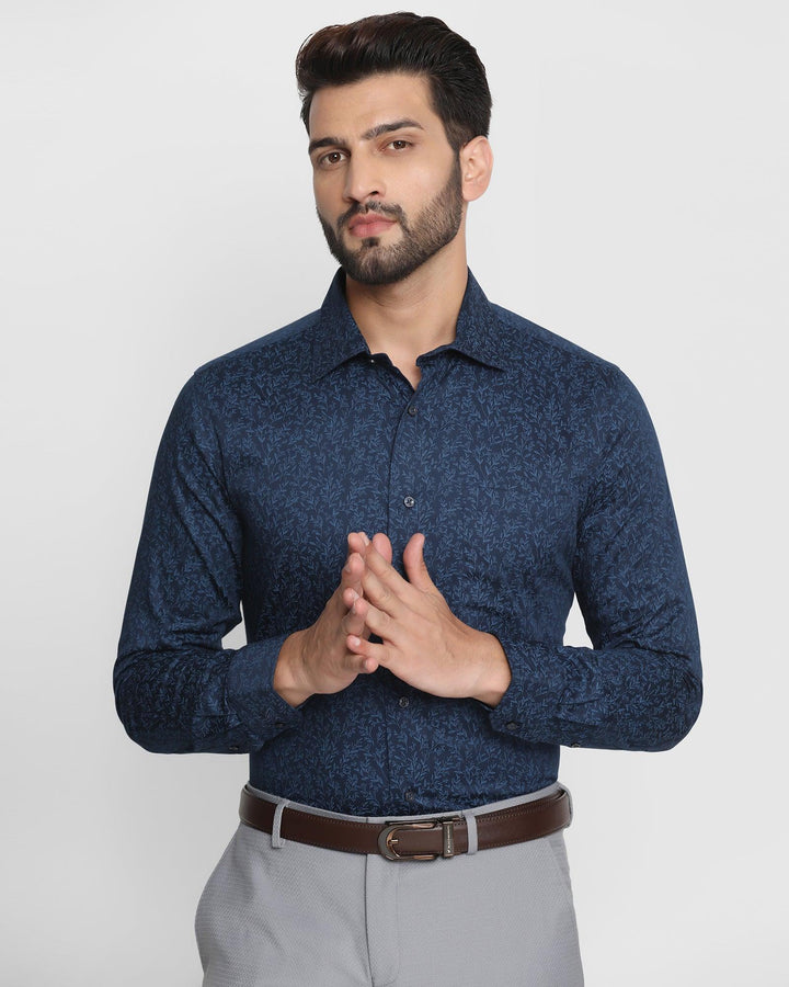 Formal Navy Printed Shirt - Axel