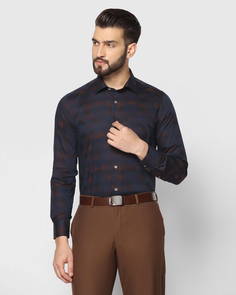 Formal Navy Printed Shirt - Morley